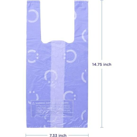 Lavender Scented Diaper Disposal Bags Leak Proof Baby or Pet Waste Sack 400ct - Picture 2 of 7